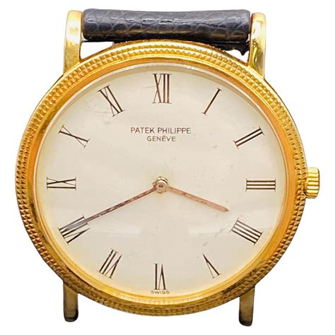 patek philippe 37mm|18k Patek Philippe vintage watch.